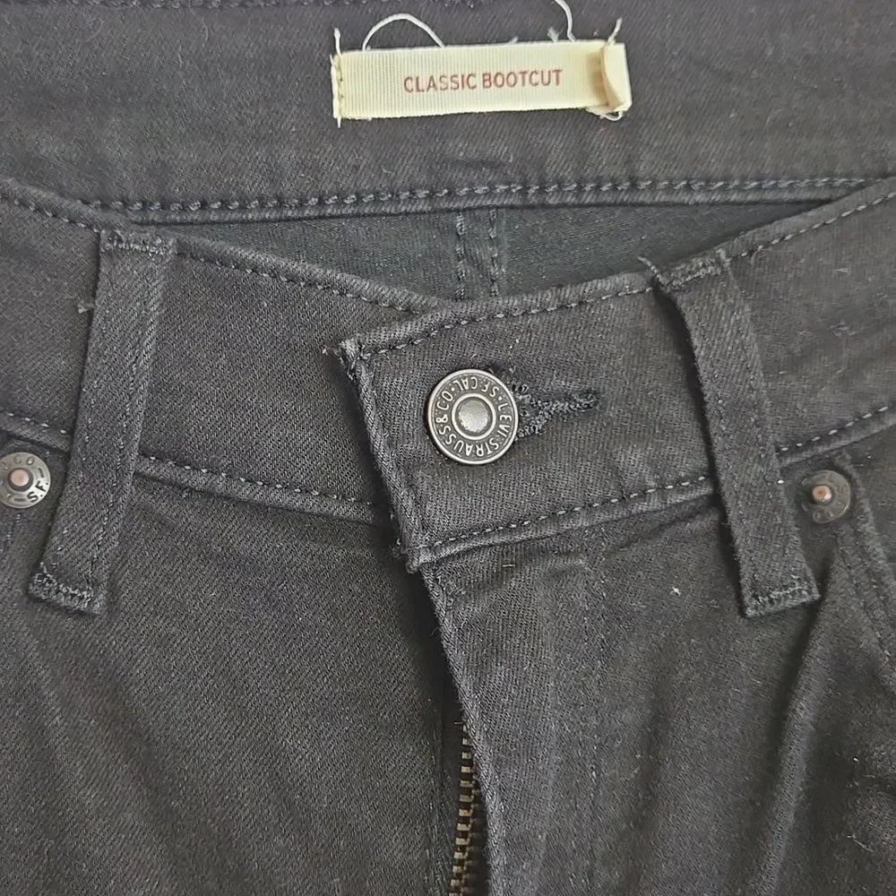 Levis black bootcut